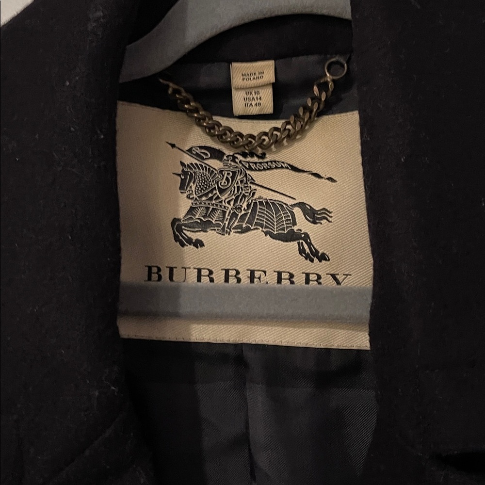 Burberry Black Double-Breasted Blazer size 14 slim fit used 5 times - Picture 3 of 14